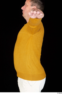 Paul Mc Caul casual dressed upper body yellow sweatshirt 0004.jpg